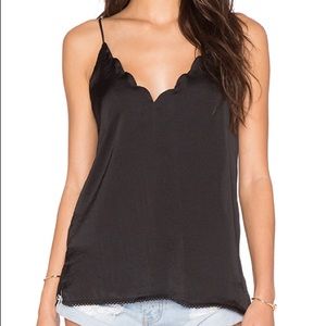 Free People Scallop Edge Satin Cami